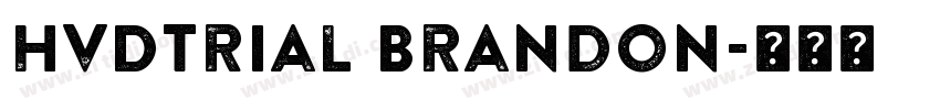 HvDTrial Brandon字体转换